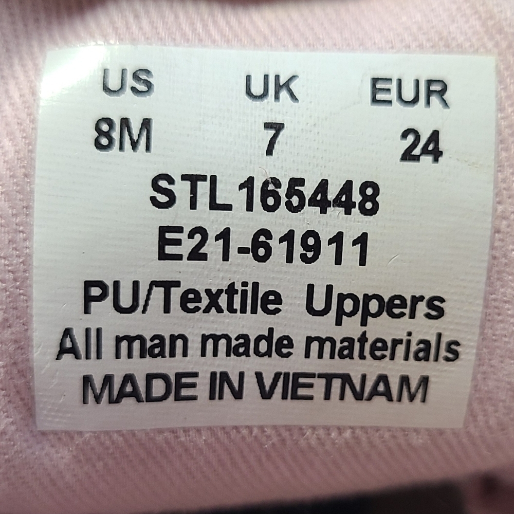 Sperry Kids Pink Glitter Duck Boots Size 8 Waterproof Rain Shoes - Picture 12 of 14
